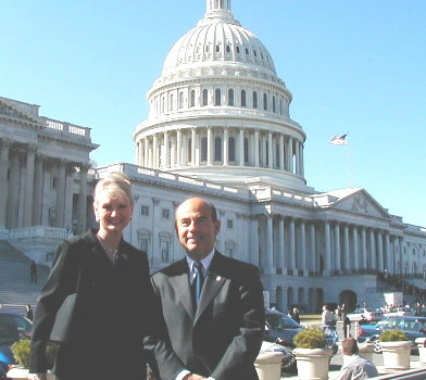 Stu and Kim at the Capitol